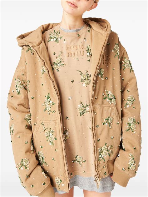 miu miu floral jacket|Miu Miu Floral Jacket .